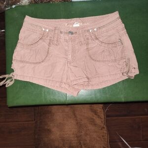 Original Threads Women's Tan/ Brown Low Rise Waist Y2K Shorts